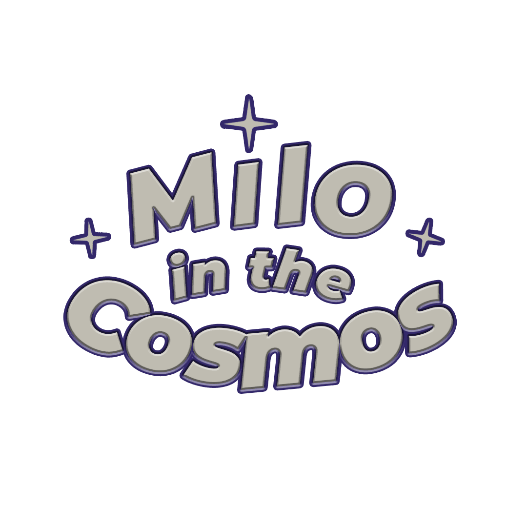 Milo in the Cosmos text logo
